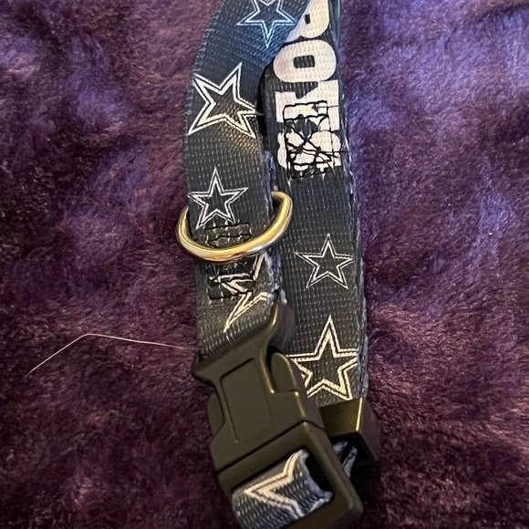 BRAND NEW OFFICIALLY LICENSED NFL DALLAS COWBOYS EXTRA SMALL PET COLLAR CTM7 - Picture 2 of 6